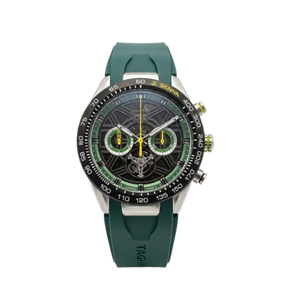 TAG Heuer Carrera Senna Skeleton Tourbillon – Green Yellow
