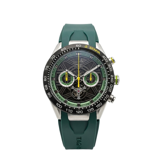 TAG Heuer Carrera Senna Skeleton Tourbillon – Green Yellow