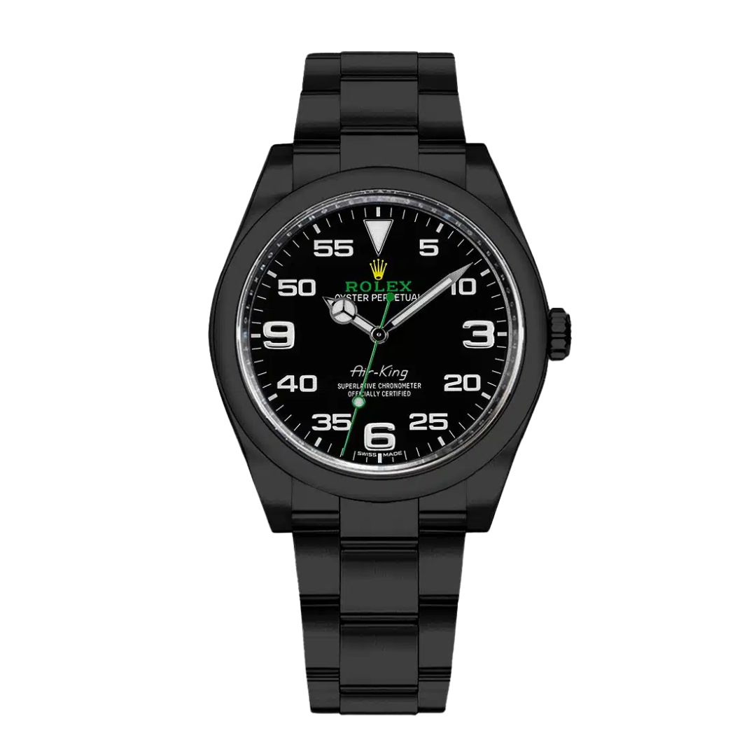 Rolex Air-King – Black Dial – Black Coated