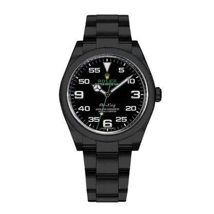 Rolex Air-King – Black Dial – Black Coated