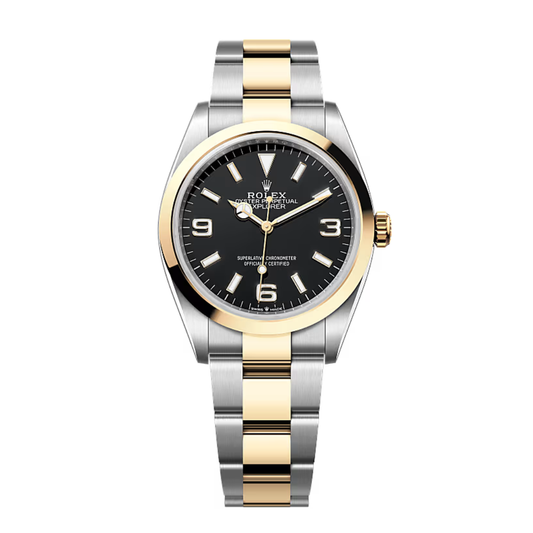 Rolex Explorer – Black Dial – Rolesor