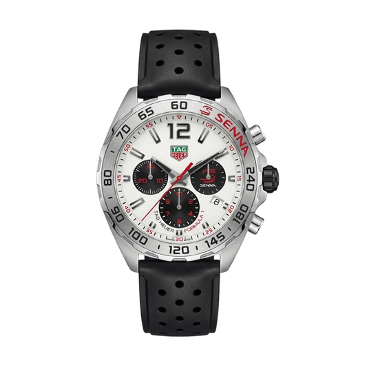 TAG Heuer Formula 1 Senna Edition – Silver/Black | Sport Strap